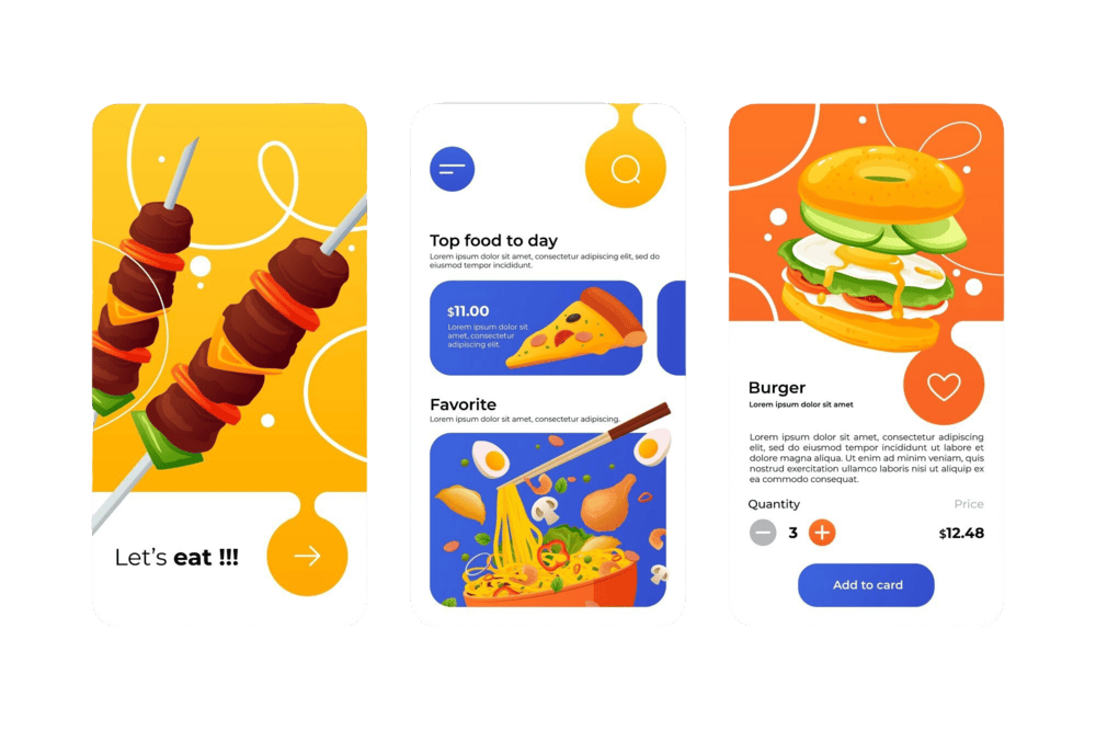 gradient-food-businesses-app-template by pikisuperstar